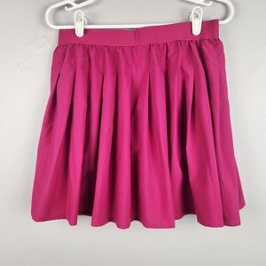 Alo Varsity Pink Pleated Tennis Skirt Size Large